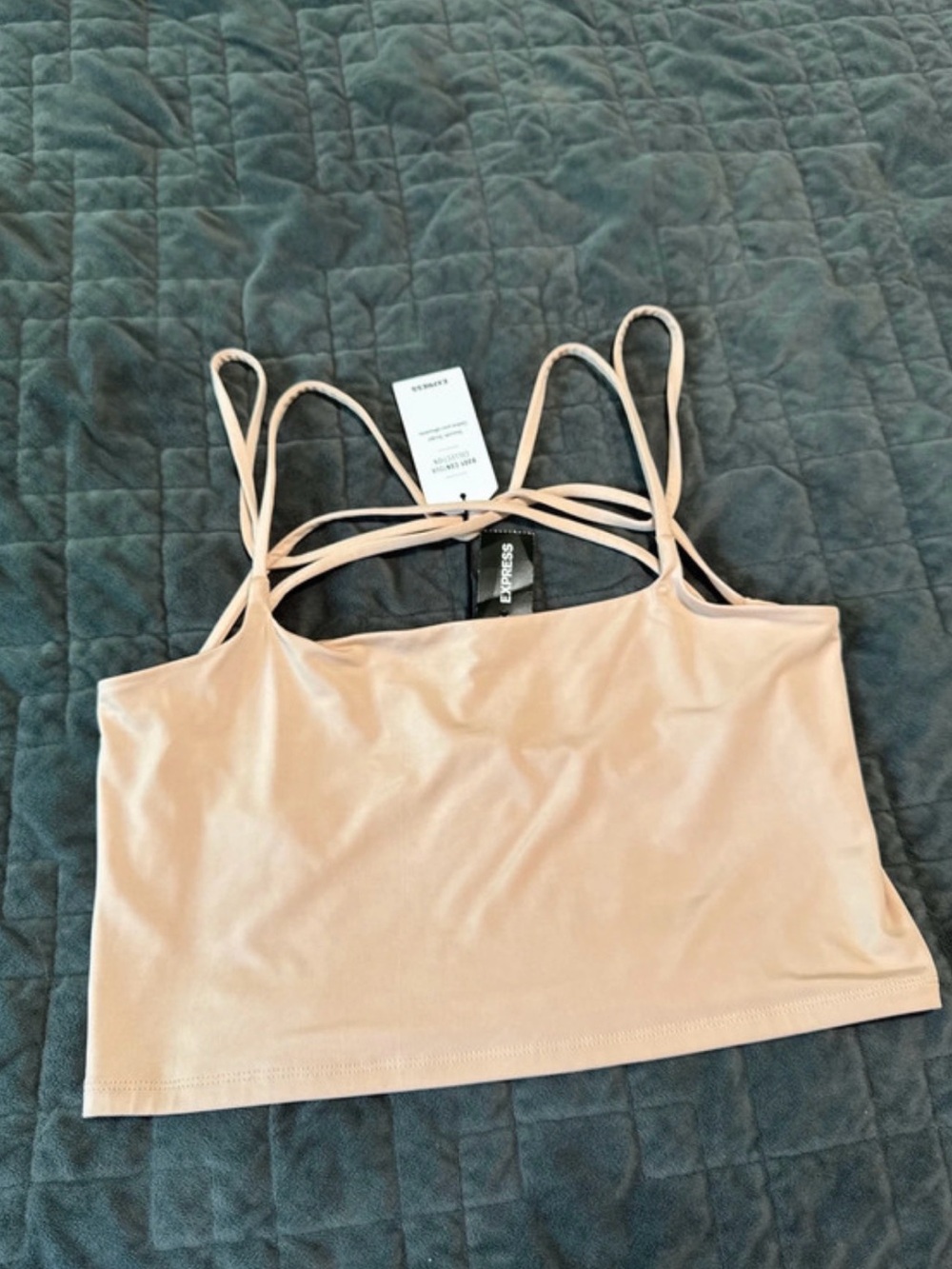 Express Women's Body Contour CropTop NWT